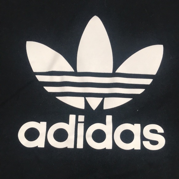 Adidas Iconic Black & White Screen Print T-Shirt size M - Picture 4 of 8
